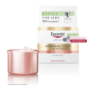 Eucerin Hyaluron-Filler + Elasticity Rosé SPF30 denní krém 50 ml náhradní náplň obraz