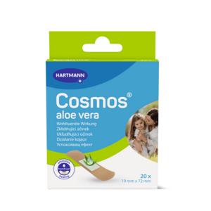 Cosmos Náplast s aloe vera 19 x 72 mm 20 ks obraz