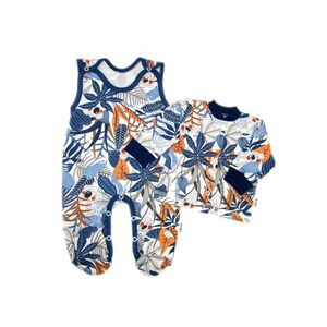 Baby Nellys 2-dílná sada, bavlněné dupačky s košilkou Jungle obraz