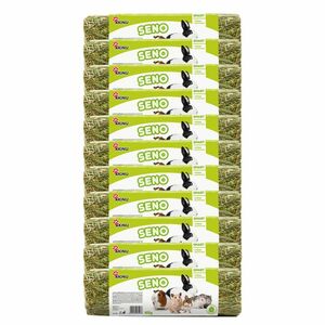 Akinu Lisované seno krmivo pro hlodavce a králíky 11 x 400 g obraz