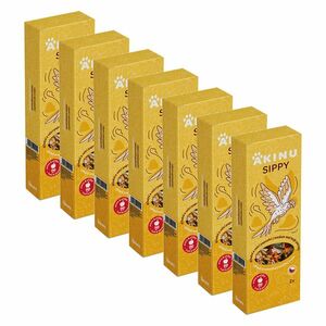 Akinu SIPPY Ovocno-ořechová tyč doplňkové krmivo pro střední a velké papoušky 7 x 2 ks obraz