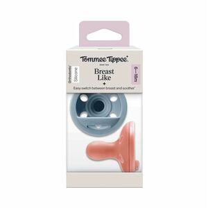 Tommee Tippee Silikonový dudlík Breast Like 6-18m 2 ks obraz