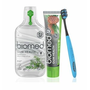 BIOMED Gum Health sada péče o citlivé dásně 3 ks obraz