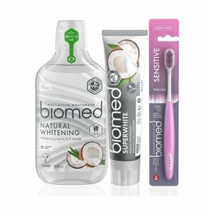 BIOMED Superwhite sada bělicí péče na zuby 3 ks obraz