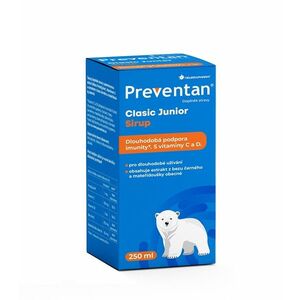 Preventan Clasic Junior sirup 250 ml obraz