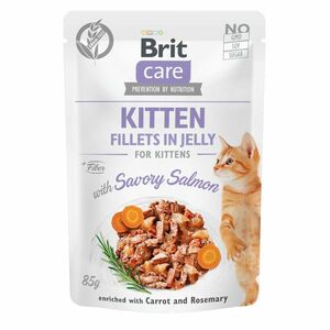 Brit Care Cat Kitten - Fillets in Jelly with Savory Salmon 85 g obraz