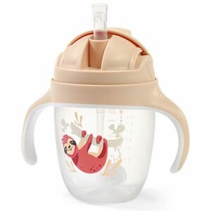 Babyono Nekapající hrneček se zatíženým brčkem , 240 ml, béžový obraz
