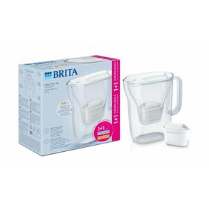 BRITA Style Essential 2, 4 l filtrační konvice bílá + 2 filtry na tvrdou vodu obraz