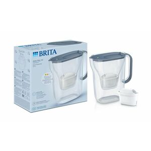 BRITA Style Essential 2, 4 l filtrační konvice šedomodrá + 1 filtr na měkkou vodu obraz