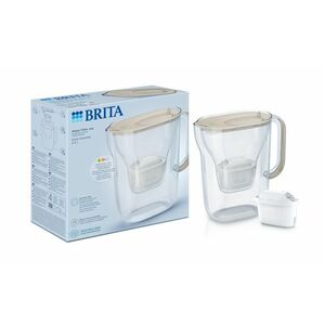 BRITA Style Essential 2, 4 l filtrační konvice písková + 1 filtr na měkkou vodu obraz