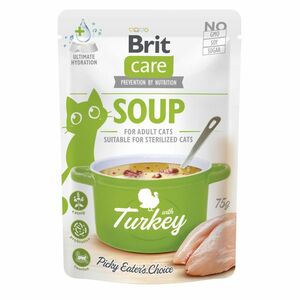 Brit Care Cat Soup with Turkey 75 g obraz
