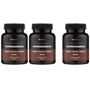 Království zdraví 2+1 ZDARMA Královská Ashwagandha 600 mg, extrakt z Ašvagandy obraz