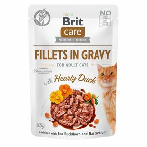 Brit Care Cat Fillets in Gravy with Hearty Duck 85 g obraz