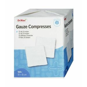 Dr. Max Gauze Compresses 10 x 10 cm 100 ks obraz
