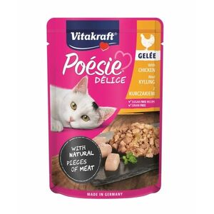 Vitakraft Poésie Délice Gelée kuřecí 85 g obraz