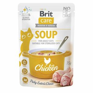 Brit Care Cat Soup with Chicken 75 g obraz