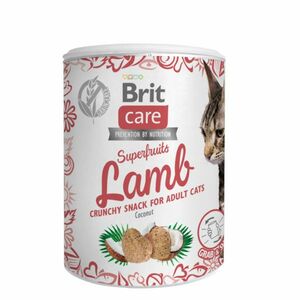 Brit Care Cat Snack Superfruits Lamb 100 g obraz