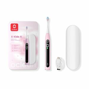 Oclean X Kids set sonický kartáček růžový obraz