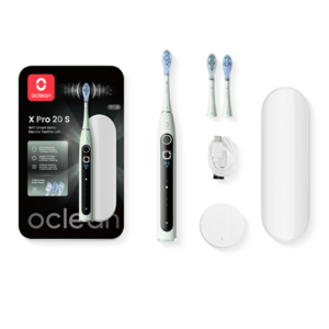 Oclean X Pro 20 set sonický kartáček zelený obraz