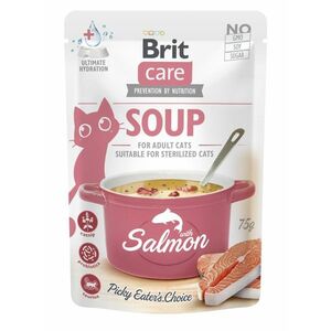 Brit Care Cat Soup with Salmon 75 g obraz
