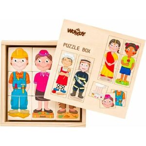 Woody Dřevěné puzzle, vkládačka, Lidé a jejich profese obraz