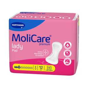 MoliCare Lady Pad 3 kapky inkontinenční vložky 12 ks obraz