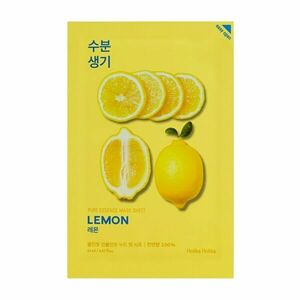 Holika Holika Pure Essence Lemon rozjasňující plátýnková maska 23 ml obraz