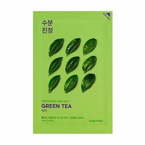 Holika Holika Pure Essence Green Tea pečující plátýnková maska 23 ml obraz