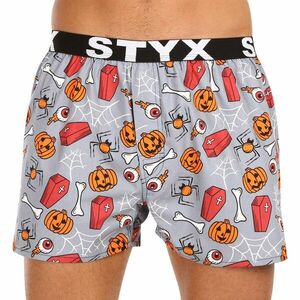 Styx Pánské trenky art sportovní guma Halloween rakve (B1752) S obraz