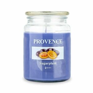 Provence Svíčka ve skle s víčkem Sugarplum 510 g obraz