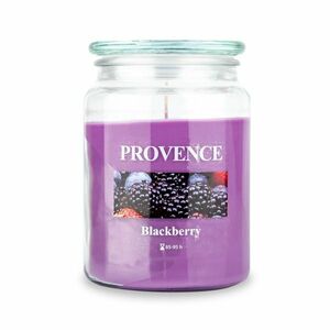Provence Svíčka ve skle s víčkem Blackberry 510 g obraz