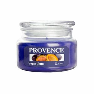 Provence Svíčka ve skle s víčkem Sugarplum 200 g obraz