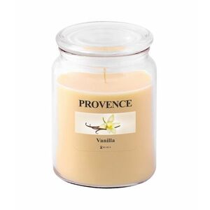 Provence Svíčka ve skle s víčkem Vanilka 510 g obraz