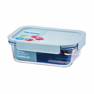 Lock&Lock Clear Dóza obdélníková 1 l borosilikátové sklo 1 ks mint obraz