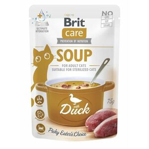 Brit Care Cat Soup with Duck 75 g obraz