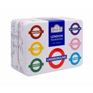 Ahmad Tea London Underground kolekce čajů 60 sáčků obraz