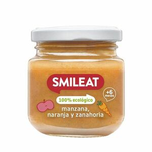 Smileat BIO příkrm jablko, karotka a pomeranč 6m+ 130 g obraz