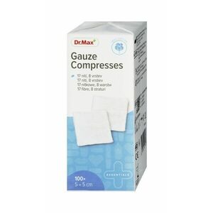 Dr. Max Gauze Compresses 5x5 cm 100 ks obraz