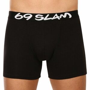 69SLAM Pánské boxerky fit bamboo plain (MBVPLN-BK) XL obraz