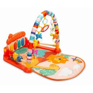 Toyz Vzdělávací edukační hrací podložka se zvuky ZOO - oranžová obraz