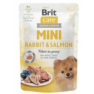 Brit Care Dog Mini Rabbit&Salmon Fillets in gravy 85 g obraz