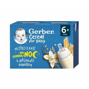 Gerber Cereal Mlíčko s kaší vanilkové 6m+ 2x200 ml obraz