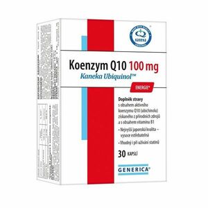 Generica Koenzym Q10 100 mg Kaneka Ubiquinol 30 kapslí obraz