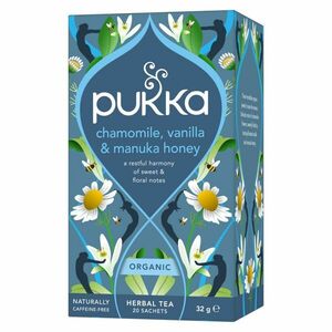 Pukka BIO Chamomile, Vanilla & Manuka honey porcovaný čaj 30x1, 6 g obraz