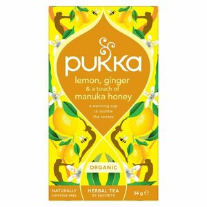 Pukka BIO Lemon Ginger Mankuka Honey porcovaný čaj 20x1, 7 g obraz