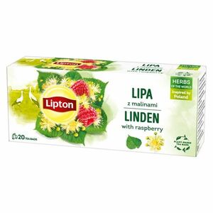 Lipton Linden & Raspberry porcovaný čaj 20x1, 7 g obraz