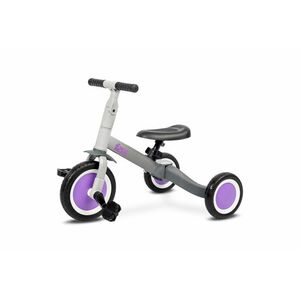 Toyz Multifunkční dětské odrážedlo, kolo 4v1 Fox - šedé obraz
