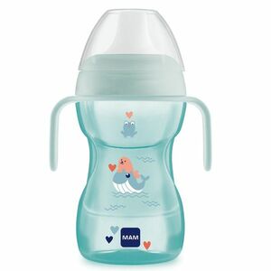 MAM Hrnek Fun To Drink Cup 8m+ 270 ml 1 ks modrý obraz