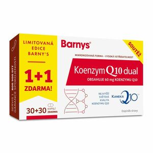 Barny´s Koenzym Q10 Dual 60 mg limitovaná edice 30+30 kapslí obraz