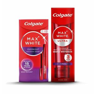 Colgate Multiprotect + Overnight bělicí sérum a zubní pasta 50 ml + 2, 5 ml obraz